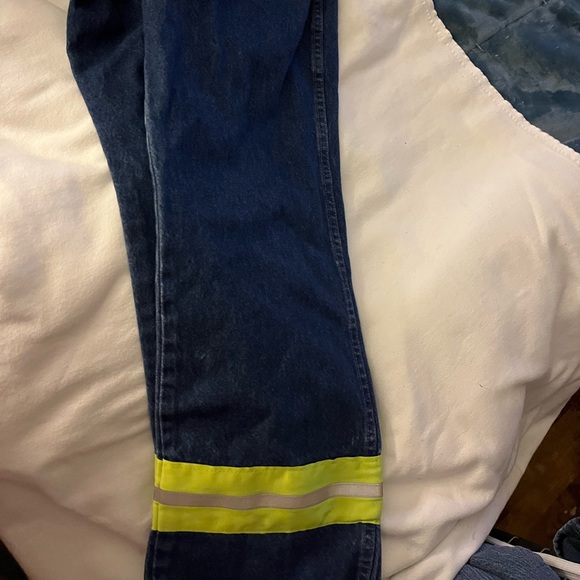 Used Unifirst Men’s Uniform Work Jeans 38x34 - Picture 1 of 6